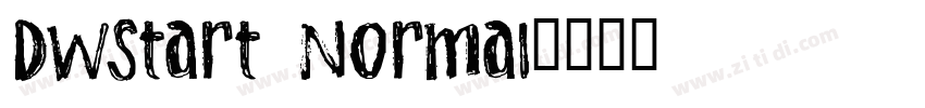 DWStart Normal字体转换
